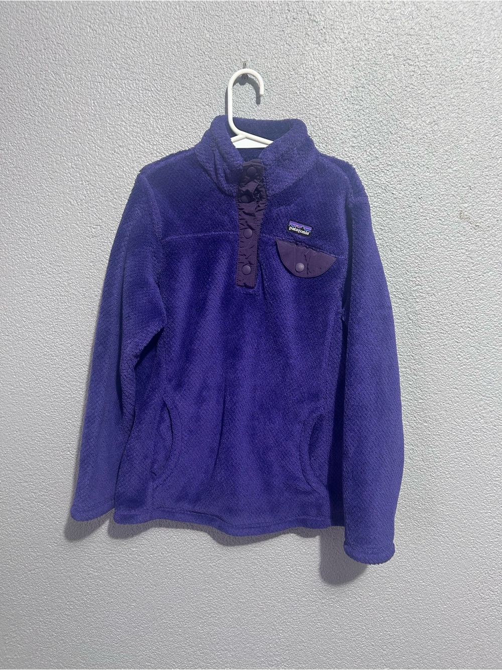 Patagonia re tool snap t fleece pullovers medium girls